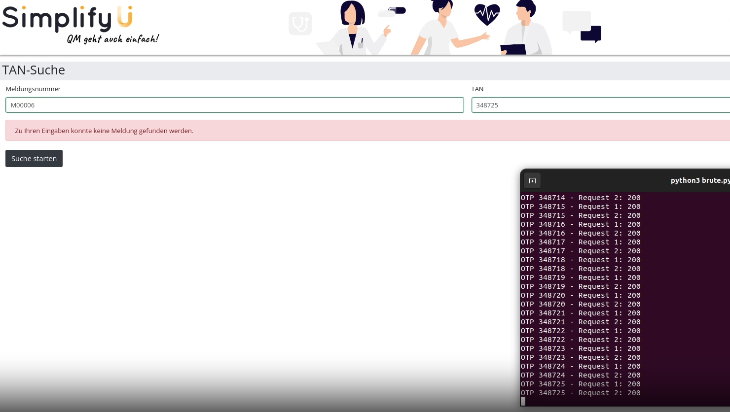 bruteforcing the tan