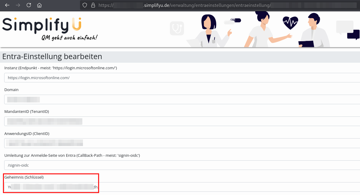 entraid secret key leak