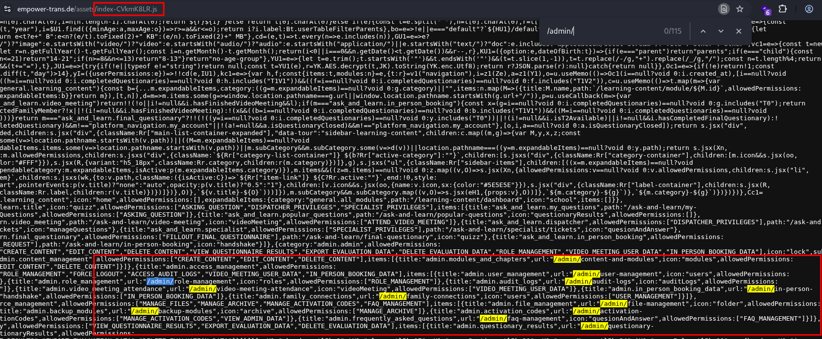 self-assigning the admin role via the API